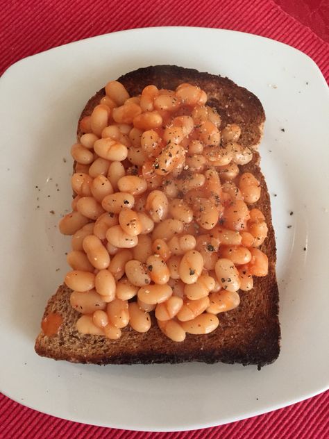 Beans on toast Beans On Toast, Fun House, On Toast, House Things, Baked Beans, Toast, Queen, Baking, Quick Saves