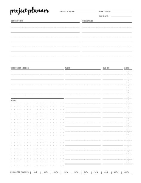 This printable project plan outline template will help you ace your project. Use this free printable project planner to plan your projects, outline your steps and goals and hit your targets. Project Initiation Document, Work Out Plan Template, Daily Work Planner Template, Work Templates Free Printables, Work Notes Template, Daily Work Planner Free Printable, Samsung Notes Template, Work Planner Printable, Project Planner Template