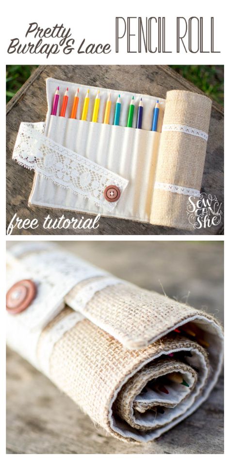 Fabric Pencil Roll Free Sewing Pattern | Fabric Art DIY Rolled Pencil Case Pattern, Artist Bag Diy Sewing Patterns, Pencil Pouch Pattern Free, Roll Up Pencil Case Diy Free Pattern, Pencil Roll Sewing Pattern, Pencil Bag Sewing Pattern, Sewed Bags, Pencil Case Sewing Pattern, Diy Pencil Pouch