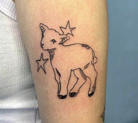 Goat Tattoo, Lamb Tattoo, Plant Tattoos, Sheep Tattoo, Rocket Tattoo, Funky Tattoos, Bunny Tattoos, Bull Tattoos, Delicate Tattoo