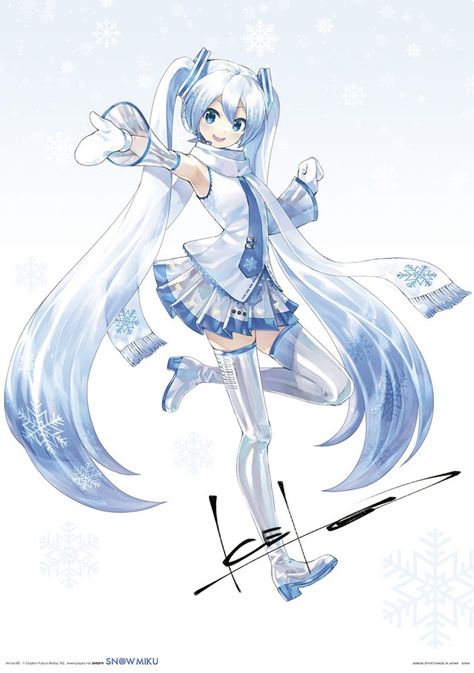 Miku Versions, Miku Hatsune Kawaii, Snow Miku, Miku Chan, Party Rock, Figurative Art, Hatsune Miku, Disney Pixar, Vocaloid