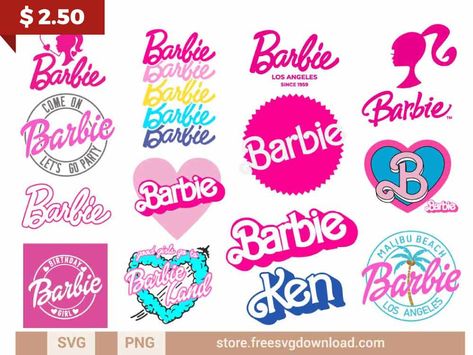 Barbie Outline, Barbie Cricut Projects Birthday, Barbie Logo Svg Free, I Am Kenough Barbie Svg, Come On Barbie Lets Go Party Svg, Black Barbie Silhouette Svg, Zombie Barbie, Barbie Svg, Barbie Head