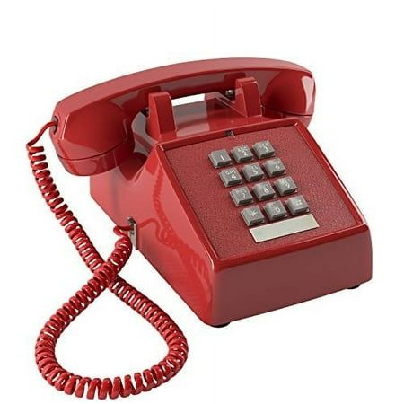 The Home Intuition Single Line Corded Desk Phone is the perfect telephone for basic use. Also great to have as a backup for unexpected power outages. Works with just a phone line no power needed. Color: Red. Corded Phones, Wall Phone, Phone Cords, Retro Phone, Vintage Phones, Vintage Telephone, Antique Gift, Old Phone, Single Line