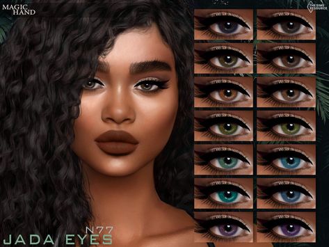 Eye Shape Cc Sims 4, Sims 4 Cc Eyes Color, Sims 4 Cc Eye Shape, Sims 4 Cc Eyes Shape, Women Eyes, Female Sims, Sims 4 Cc Eyes, Makeup Cc, Sims 4 Anime