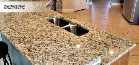 Color Spotlight: Santa Cecilia Classic Santa Cecilia Granite Color Scheme, Saint Cecilia Granite, Popular Granite Colors, Santa Cecilia Granite, Granite Options, Color Spotlight, Saint Cecilia, Countertops Bathroom, Santa Cecilia