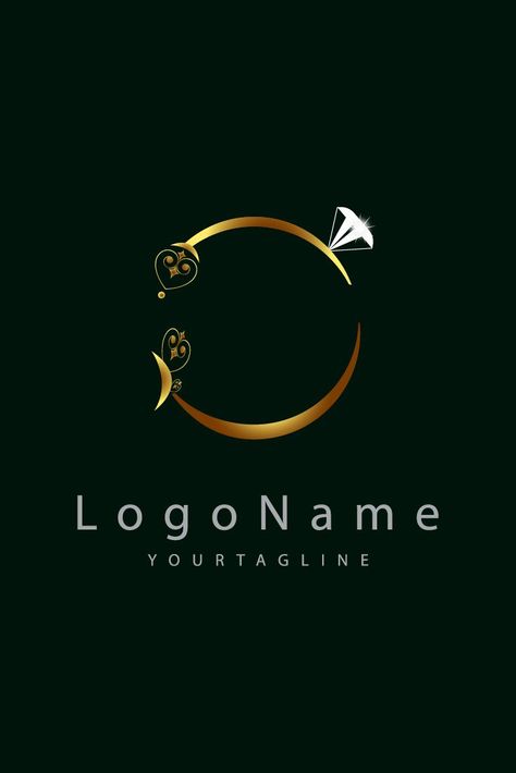 Jewellery Logo Design, Jewelry Logo Ideas, School Labels Printables, Jewelry Brand Logo, Jewellery Logo, Gold Logo Design, Jewelry Logo Design, Jewellery Photography Inspiration, Social Media Kit