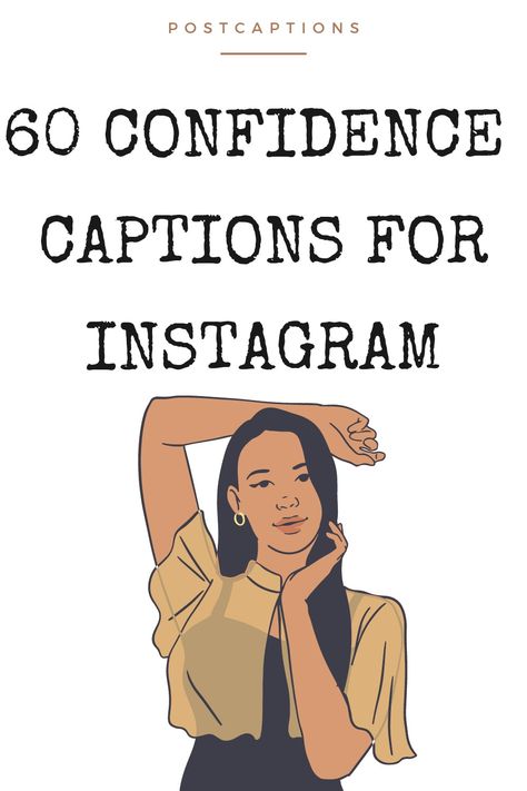 Are you looking for some confidence captions for Instagram? If so, you’ve come to the right place! In this blog post, we will share 60 confidence captions that you can use for your next post. So, whether you’re feeling confident today or not, these captions will help to boost your mood and make you feel Body Positive Captions For Instagram, Body Confident Captions, Confidence Instagram Captions, Confident Women Captions, Chubby Captions For Instagram, Body Captions For Instagram, Confident Women Quotes Instagram, Selfie Captions Instagram Confident, Women Instagram Captions