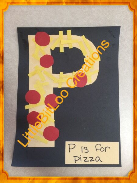 P is for pizza! Preschool letter of the week. Art. Fun. The letter p. Letter P Craft Preschool, P Preschool Crafts, Letter P Toddler Crafts, The Letter P Crafts For Preschool, P For Pizza Craft, P Is For Pizza Preschool, P Is For Pizza Craft, Preschool Letter P Crafts, Letter D Art Preschool