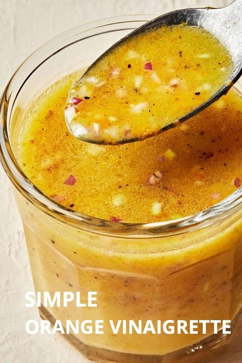 Orange Vinegar, Orange Vinaigrette Dressing, Healthy Dressing Recipes, Orange Dressing, Orange Vinaigrette, Salad Dressing Recipes Healthy, The Modern Proper, Modern Proper, Resep Salad