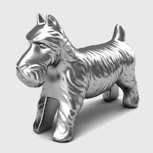 "The Story Behind Monopoly Pieces" Monopoly Pieces, Dog Goggles, Gazebo Accessories, Famous Dogs, Monopoly Game, Gaming Token, Coin Bank, Scottie Dog, Game Pieces