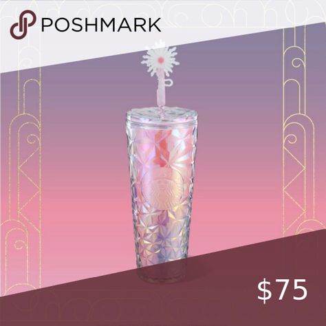 Starbucks Limited Edition Wicked Glinda’s prismatic cold cup with straw topper Wicked Glinda, Starbucks Cup, Cup With Straw, Starbucks Cups, Cold Cup, Straw, Wicked, Limited Edition, Tumbler