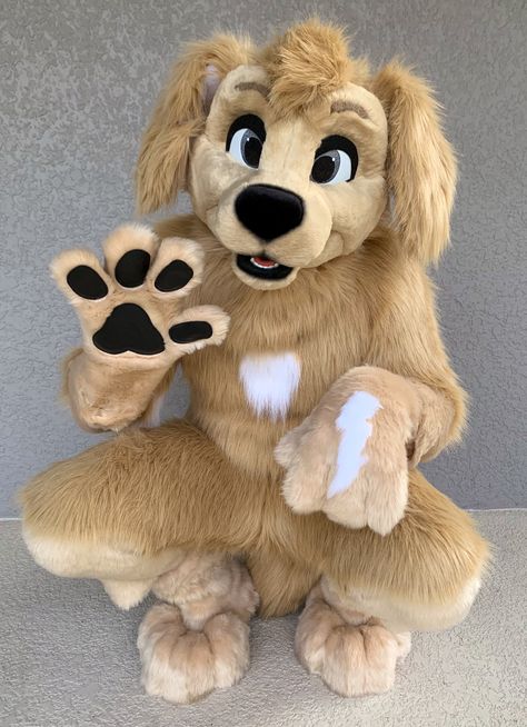 Fursuits By Lacy on Twitter: "Introducing Jem! 🐶 You bet he’s got that good boy vibe. 🦴💛 #fursuit #fursuitsbylacy… " Cartoon Fancy Dress, Fancy Dress Halloween Costumes, Cartoon Costumes, Fox Dog, Mascot Costumes, Cute Anime Couples, Dog Clothes, Cute Puppies, Puppies