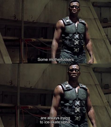 Blade 1998 Blade Movie Aesthetic, Blade 1998, Blade Vampire Hunter, Eric Brooks, Blade Movie, Blade Marvel, Wesley Snipes, Geek Movies, Deadpool Funny