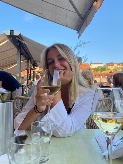 A Woman, Wine, Instagram