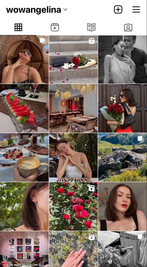 Red Insta Aesthetic, Red Theme Instagram, Red Aesthetic Instagram Feed, Red Ig Feed, Red Instagram Feed, Red Aesthetic Instagram, Buchona Vibes, Insta Feed Goals, Improve Instagram