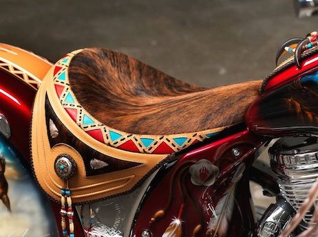 Indian Motorbike, Indian Motors, Custom Leather Work, Vintage Indian Motorcycles, Motorcycle Saddlebags, Motorcycles And Scooter, Motorcycle Rallies, Motorcycle Painting, Harley Bikes