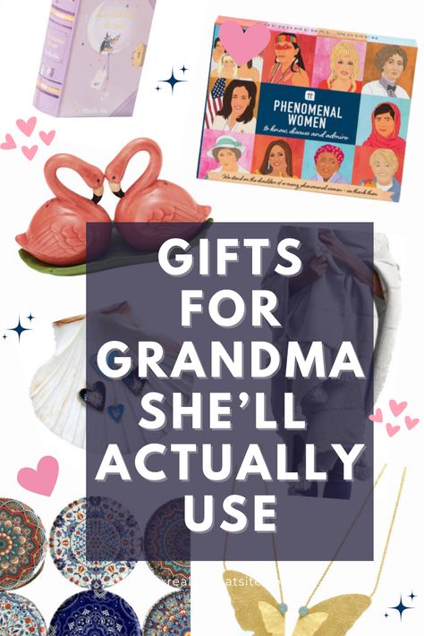 Maybe it’s her birthday or it’s Christmas, or maybe you are just the gift-giving type and want to put a smile on your grandmother’s face. For any occasion, here are 8 gift ideas for your grandma that are sure to make her feel treasured, special, and loved. Every gift comes with an explanation of why your grandma will enjoy this gift so much (and actually USE it)! Thoughtful Christmas Gifts For Grandma, Things To Make For Grandma, Crafts To Make For Grandma, Creative Gifts For Grandma, Grandma And Grandpa Gifts, New Grandma Gift Basket, Presents For Grandma Birthday, Gift Idea Grandma, Grandmas Birthday Gift