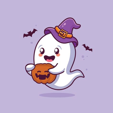 Cute halloween ghost holding pumpkin cartoon illustration Ghost Holding Pumpkin Tattoo, Ghost Holding Pumpkin, Cute Halloween Drawings, Pumpkin Cartoon, Pumpkin Tattoo, Cartoon Ghost, Cute Halloween Ghost, Ghost Cartoon, Halloween Rocks