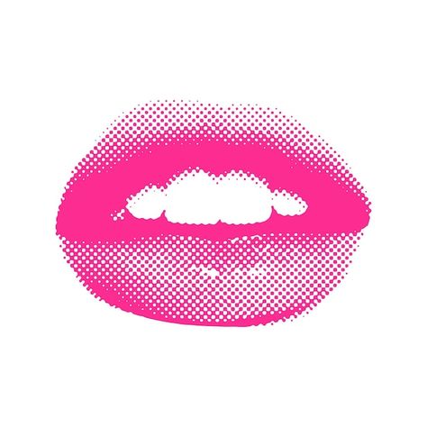 Color halftone woman lips visible teeth ... | Premium Vector #Freepik #vector #mouth #sexy-lips #lips-mouth #lips Mouth Graphic, Halftone Art, Woman Lips, Lips Logo Design, Lips Graphic Design, Mouth Logo, Mouth Illustration, Lips Vector, Color Halftone