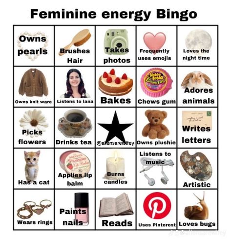 Feminine energy bingo Camping Bingo, Bingo Books, Road Trip Bingo, Summer Bingo, Cat Candles, Free Printable Bingo Cards, Bingo Games For Kids, Bingo Online, Free Bingo Cards