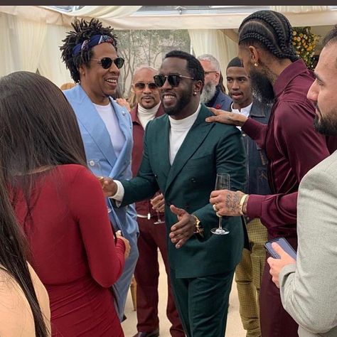 Jay-Z, P. Diddy & Nipsey Hussle Jay Z 90s, Young Jay Z, Brunch Photos, Lauren London Nipsey Hussle, Roc Nation, Plum Hair, Meek Mill, Lauren London, Nipsey Hussle