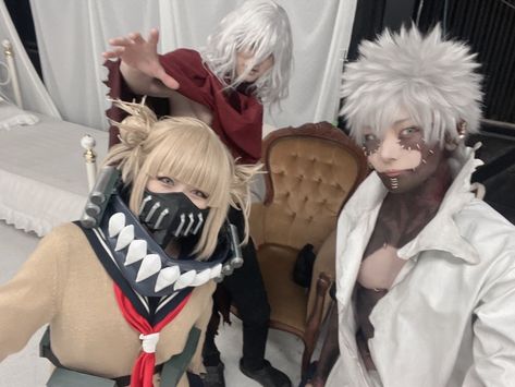 Toga himiko mha dabi shigaraki my hero academia bnha league of villains tomura shigatoga togadabi Bnha League Of Villains, Dabi Shigaraki, Mha Dabi, League Of Villains, My Hero Academia Cosplay, Mha Cosplay, Toga Himiko, Tomura Shigaraki, Ochako Uraraka