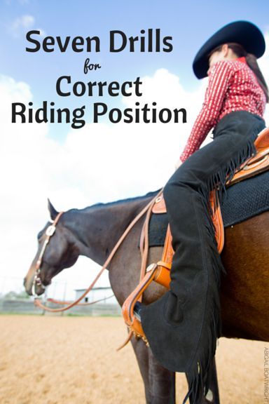 Seven drills for correct riding position. Perfect your alignment in the saddle with these equitation and horsemanship exercises. Horse Journal, Riding Exercises, Horse Training Exercises, Horseback Riding Tips, Horse Lessons, Riding Tips, Horse Exercises, Horse Facts, Horse Riding Tips