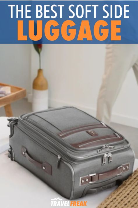 Looking for the best soft side luggage? These 10 options are durable, stylish, and packed with features to simplify your travel experience. | soft shell luggage | best soft carry on luggage | best soft sided checked luggage | best soft sided luggage | best soft luggage | best luggage for family travel | best luggage for travel to europe | best luggage brands | best luggage for international travel | best luggage for travel for women | best luggage for travel for men Soft Side Luggage, Best Carryon Luggage, Best Luggage For International Travel, Best Luggage For Travel, Best Luggage Brands, Soft Luggage, Carryon Suitcase, Best Travel Clothes, Best Campervan