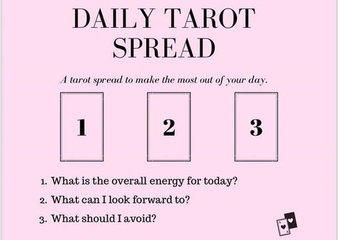 @cartomancy_spreads on Instagram: “#Repost @babyinwland ・・・ a daily tarot spread for making the most out of your day & baby tarot readers  DM me for a reading ✨♾️💐🎁 #tarot…” Love Tarot Spread, Full Moon Tarot, Tarot Reading Spreads, Learning Tarot Cards, Tarot Guide, Tarot Card Spreads, Reading Tarot, Tarot Tips, Tarot Spread