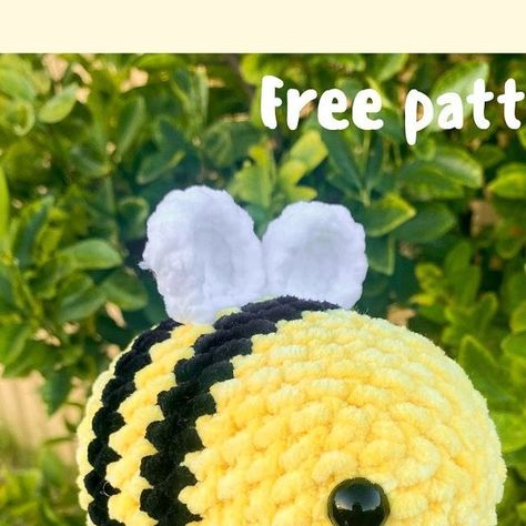 Crochet Amigurumi Bee Free Pattern, Bee Pattern Crochet Free, Crochet Jumbo Bee Pattern Free, Crochet Bee Plushie Pattern Free, Crochet Chunky Bee Pattern Free, Big Bee Crochet Pattern Free, Easy Crochet Bee Pattern Free, Crochet Plush Bee Pattern Free, Crochet Bee Plushie Pattern