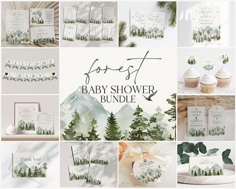 This Party Decor item by WildePeachParty has 287 favorites from Etsy shoppers. Ships from United States. Listed on Oct 15, 2023 Sage Green Baby Shower Decor, Nature Themed Baby Shower Ideas, Wilderness Baby Shower Ideas, Let The Adventure Begin Baby Shower Boys, National Park Baby Shower Theme, Winter Forest Baby Shower Theme, Forest Baby Shower Decorations, Mountain Baby Shower Theme, Baby Boy Shower Themes