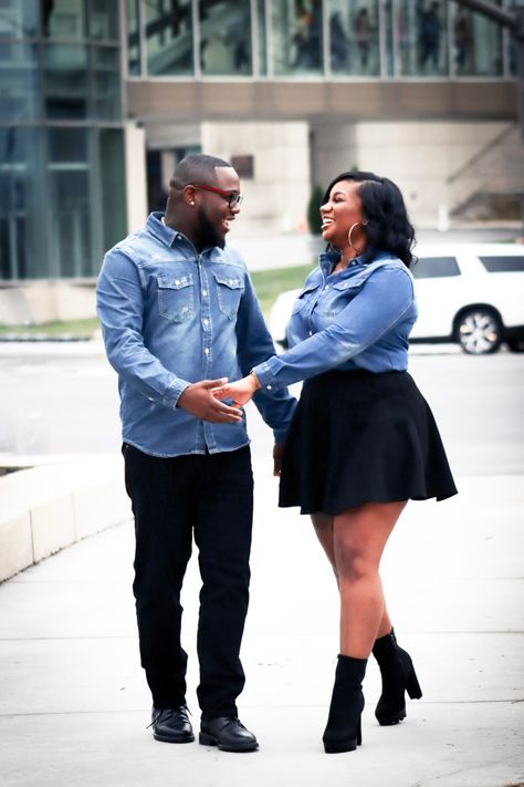 Color Coordinated Outfits For Couples Black, What To Wear Photoshoot Couples, Dream Boyfriend Pictures Relationship Goals, Couple Holiday Outfits, Engagement Photos Outfits Black Couple, Couple Outfits Matching Classy Black, Couple Outfits Photoshoot, Casual Couple Photoshoot Outfit Ideas, Black Bae Goals