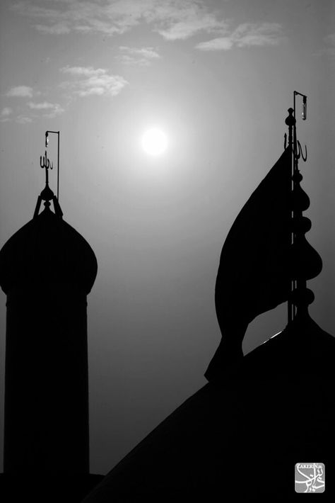 Karbala silhouette Moharram Dp, Muharam Dpz Black, Hussain Dp, Karbala Dp, Ya Hussain Dp, Roza Imam Hussain, Karbala Iraq, Ya Hussain Wallpaper, Karbala Photos