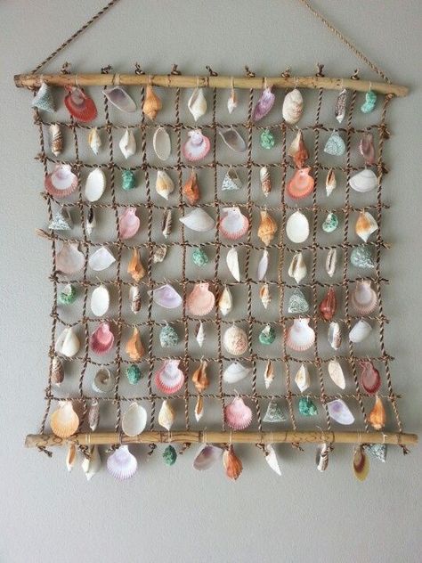 Deco Marine, Seashell Projects, Shells Diy, Shell Crafts Diy, Sea Shell Decor, Shell Decor, Seashell Art, Beach Crafts, Seashell Crafts