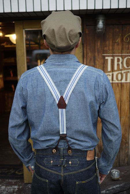 Jeans And Suspenders Mens, Jeans And Suspenders, Rockabilly Mode, Men's Suspenders, Mens Outdoor Clothing, Denim Workwear, Suspenders Men, Rockabilly Outfits, Vintage Workwear