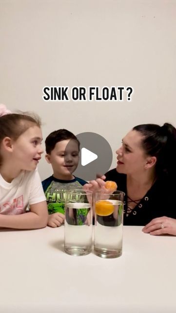 Float Or Sink Activities, Sink And Float Activities, Density Activities, Peeled Orange, Sink Or Float, Stem Steam, Stem For Kids, Learning Through Play, Science For Kids