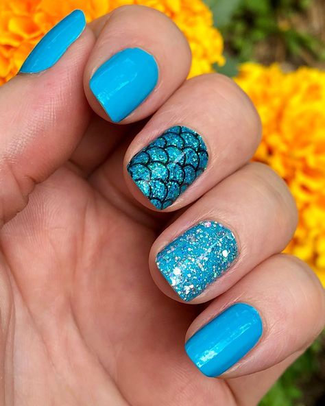 Nail Color Combos, Toe Nail Color, Summer Manicure, Mermaid Nails, Beauty Tricks, Street Nails, Summer Nails Colors, Color Street Nails, Fancy Nails