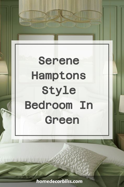 hamptons style bedrooms Hamptons Style Decor Bedroom, Bedroom In Green, Hampton Style Bedroom, Hampton Bedroom Ideas, Hamptons Style Bedroom, Hampton Bedroom, Hampton Style Decor, Hamptons Style Decor, Paneled Walls