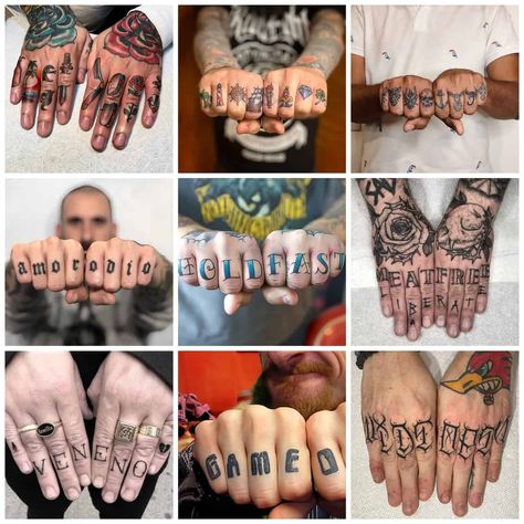 Struggling to find that perfect piece of edgy art for your knuckles? You're not alone. I've poured over countless flash sheets and Knuckle Tattoo Ideas, Knuckle Tattoo, Colorful Flower Tattoo, Negative Space Tattoo, Edgy Art, Negative Space Design, Flash Sheets, Gothic Lettering, Chicano Lettering