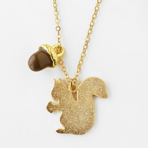 Squirrel Silhouette, Woodland Squirrel, Squirrel Jewelry, Squirrel Necklace, Logic Design, Squirrel Girl, Sorority Sugar, Delta Sorority, Acorn Necklace