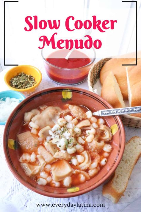 Slow Cooker Menudo Menudo Recipe Easy, Menudo Recipe Authentic, Traditional Mexican Recipes, Menudo Recipe, Southwest Recipes, Beef Tripe, Recipes For The Whole Family, Mexican Soup, High Protein Low Carb Recipes