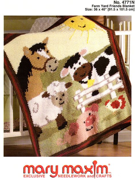 Friends Blanket, Motifs Afghans, Latch Hook Rug Kits, Mary Maxim, Latch Hook Rugs, Afghan Patterns, Afghan Pattern, Beaded Crafts, Ornament Kit