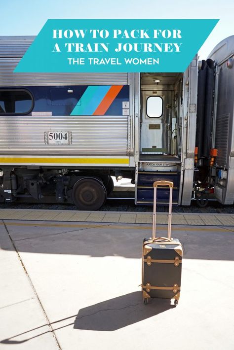 Amtrak Train Travel Tips, Women Hacks, Train Travel Usa, Amtrak Train Travel, Amtrak Travel, Train Trips, Travel Women, Amtrak Train, Rolling Bag