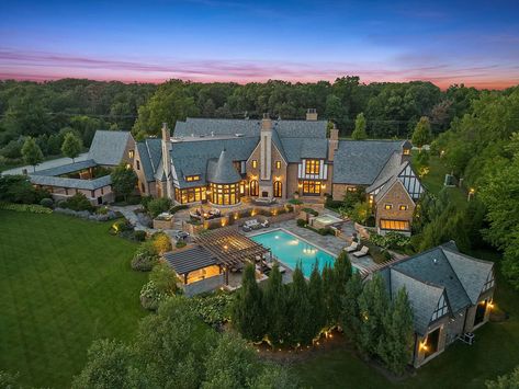 Huge Mansions, Naperville Illinois, Stone Mansion, Nice Homes, Geothermal Heating, Mansion Floor Plan, Mega Mansions, Hearth Room, Stone Houses