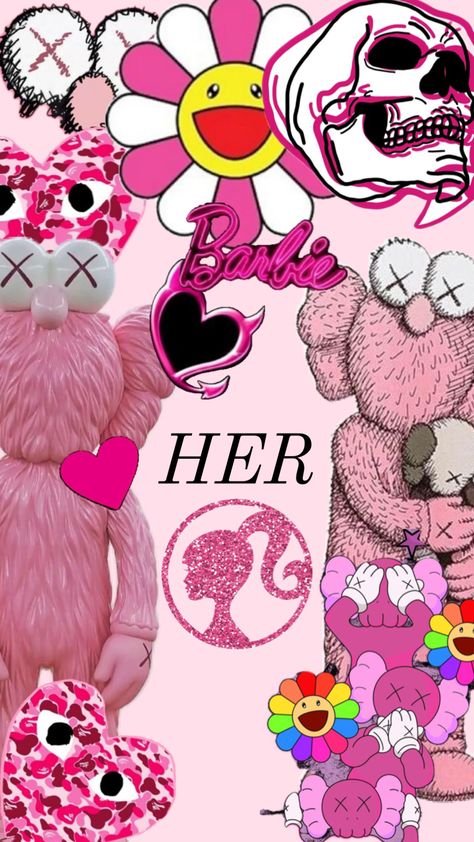 #pinkwallpaper #y2k #flygirl #kaws #bape #bathingape Kaw Wallpaper, Kaws Iphone Wallpaper, Pink Wallpaper Hello Kitty, Kaws Wallpaper, Trippy Iphone Wallpaper, Pretty Wallpaper Ipad, Wallpaper Iphone Boho, Iphone Wallpaper For Guys, Wallpaper Iphone Love