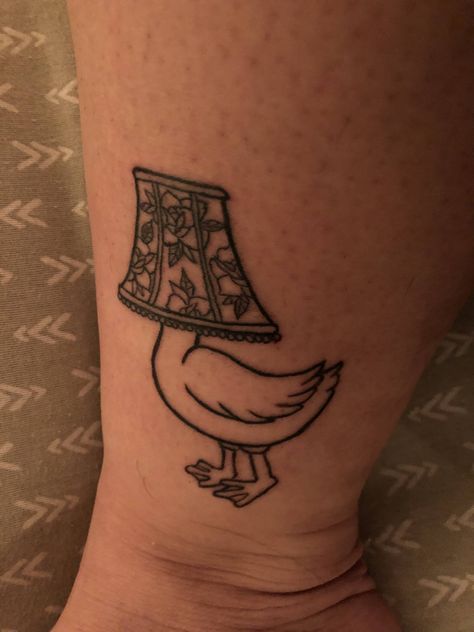 Party goose by Kingsley at Erykane Art in Meridian Idaho #tattoos #tattoo #beauty Goose Tattoo Matching, Talk To Me Goose Tattoo, Peace Was Never An Option Goose Tattoo, Cute Goose Tattoo, Funny Goose Tattoo, Cartoon Goose Tattoo, Goose Tattoos, Silly Goose Tattoo, Quirky Tattoos