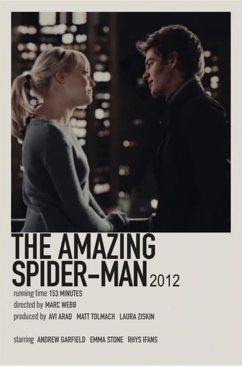 The Amazing Spiderman Polaroid Poster, The Amazing Spiderman Poster, Andrew Garfield Movies, Garfield Quotes, Spiderman 1, The Amazing Spiderman, Polaroid Posters, Spiderman Movie, Fav Movies