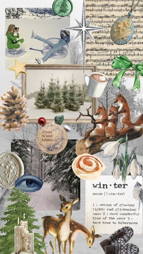 #winter #winteraesthetic #vintagewinter #wintersolstice #wallpaper #background #collage Background Collage, November Wallpaper, Xmas Wallpaper, Christmas Collage, Christmas Phone Wallpaper, Cute Christmas Wallpaper, Winter Background, I Love Winter, Collage Background