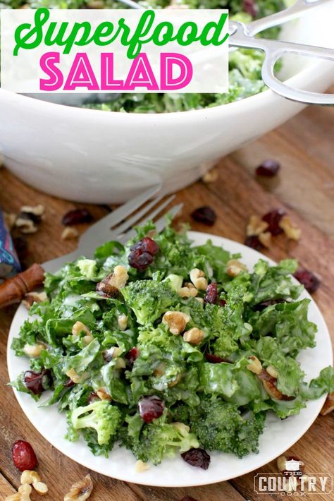 Chick-fil-A Superfood Salad Best Kale Salad Recipe, Best Kale Salad, Healthy Greens, Thanksgiving 2022, Kale Salad Recipes, Superfood Salad, Country Cook, The Country Cook, Country Cooking