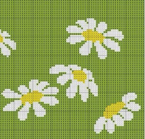 Colorwork Knitting Patterns, Hairpin Lace Crochet, Graph Paper Drawings, Fair Isle Knitting Patterns, Colorwork Knitting, Tapestry Crochet Patterns, Cross Stitch Patterns Flowers, Crochet Tapestry, Crochet Square Patterns